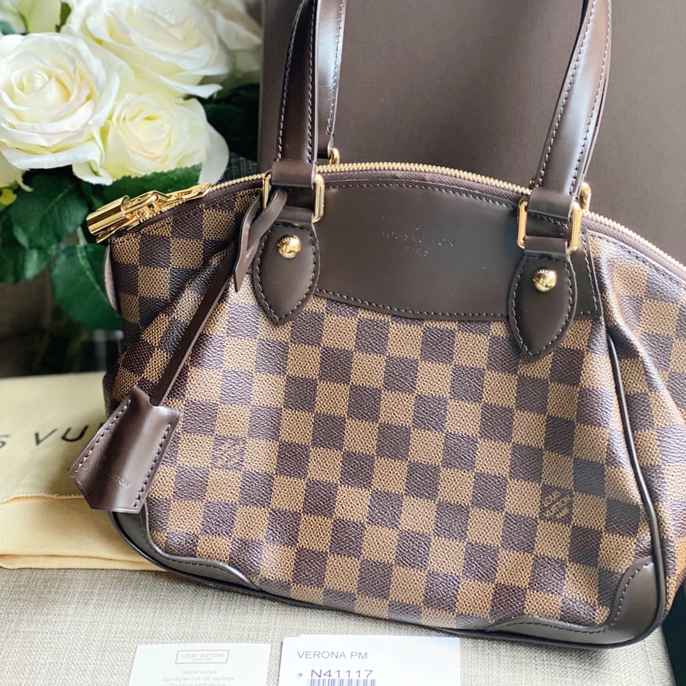 Louis Vuitton Damier Canvas Verona PM Bag